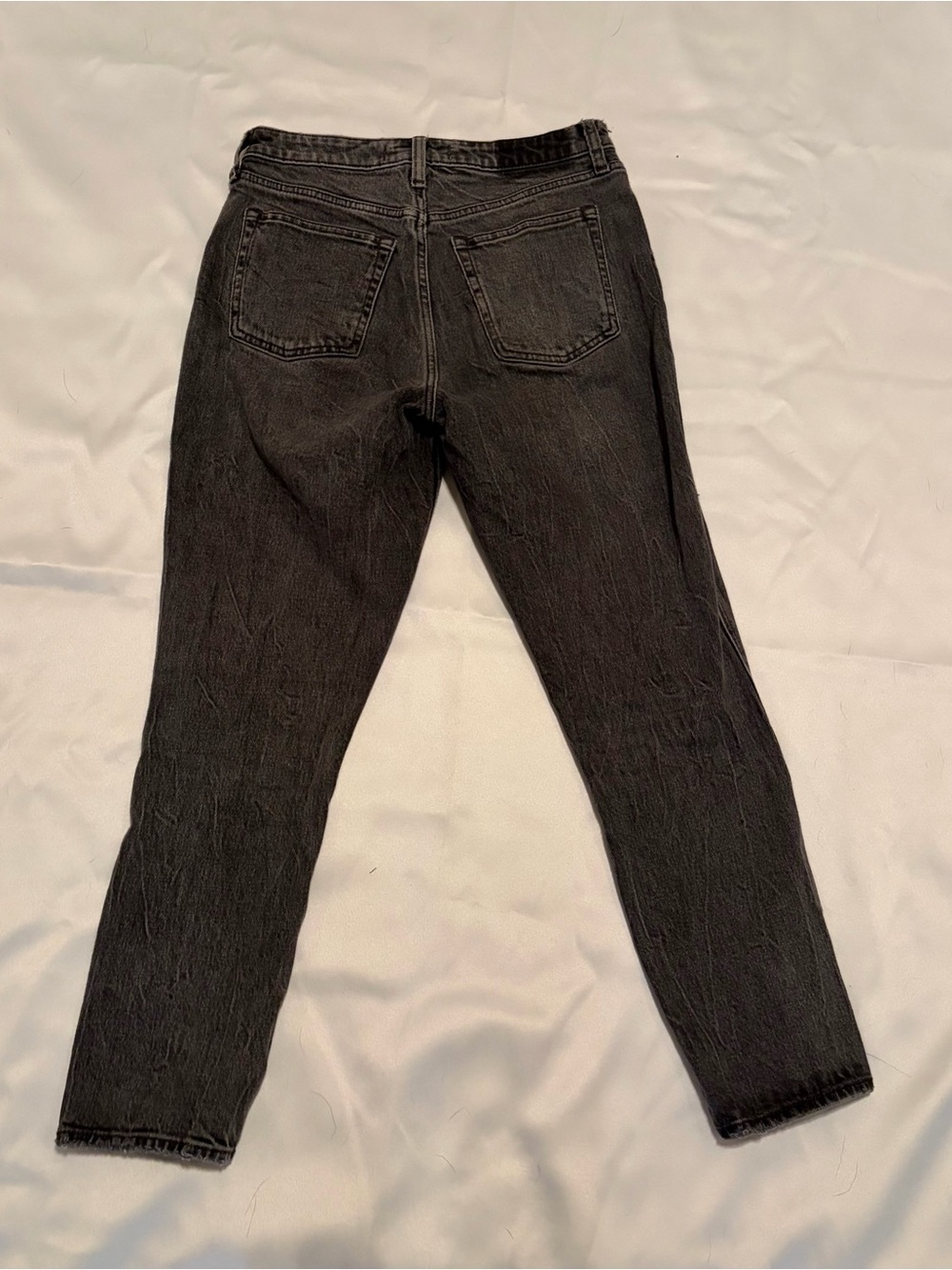 Abercrombie & Fitch Black Gray Washed High-Rise Skinny Jeans
